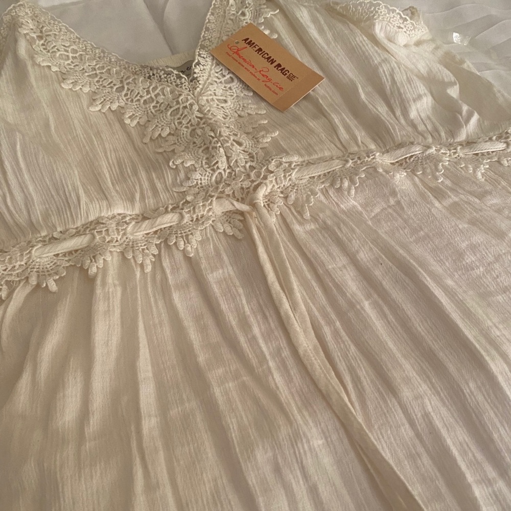 American Rag - Cream Boho inspired top - Picture 6 of 7